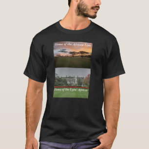Camiseta branco-house, Serengeti, Sunset_Mbalageti, o Home