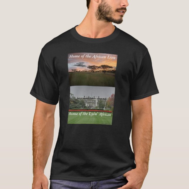 Camiseta branco-house, Serengeti, Sunset_Mbalageti, o Home… (Frente)