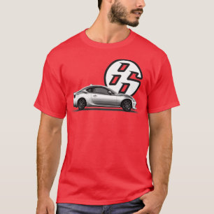 Camiseta Branco Lado GT86Preto