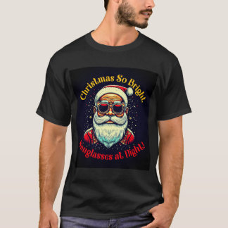 Camiseta Branco | Natal | Papai Noel | Bonita