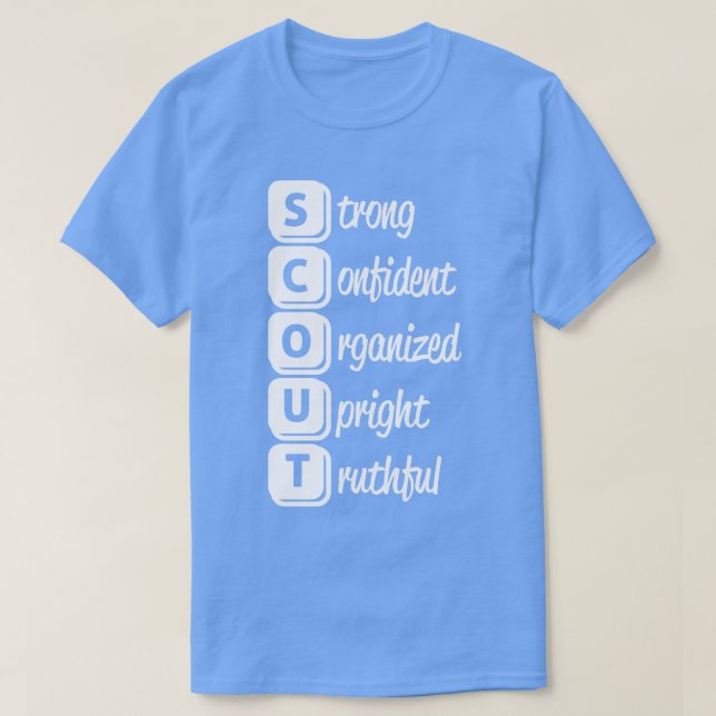 Camiseta Branco SCOUT (Frente do Design)