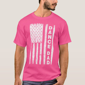 Camiseta Branco Sinalizador do Pai de dança