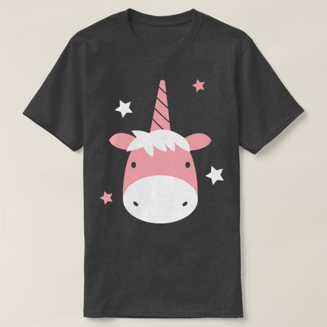 Camiseta branco Unicorn (Frente do Design)