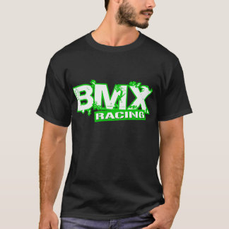 CAMISETA BRANCO VERDE DE COMPETÊNCIA DE BMX