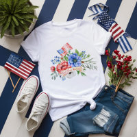 Branco vermelho e azul | América Deus abençoe