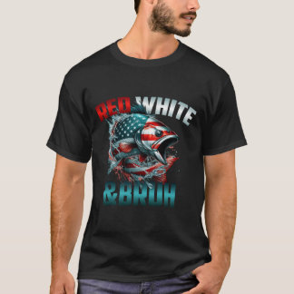 Camiseta branco vermelho e bruxa