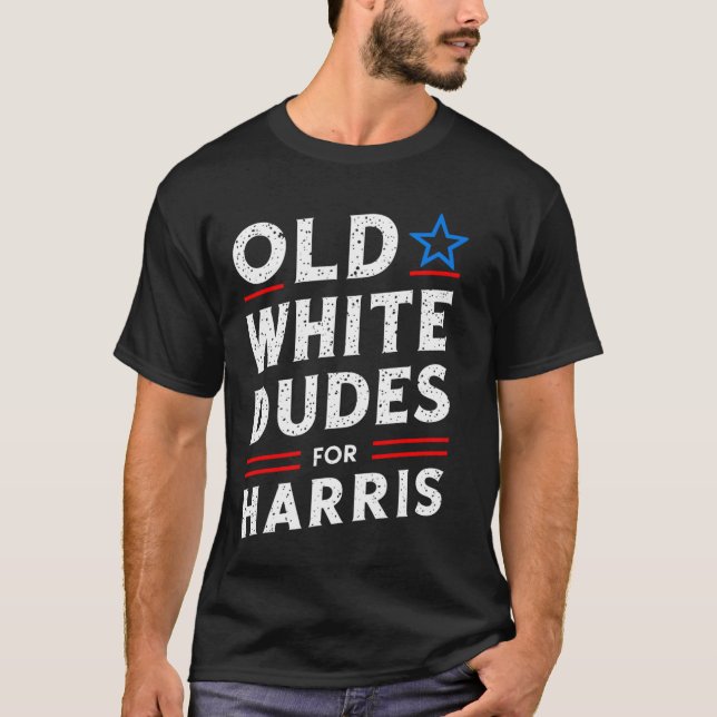 Camiseta Brancos Para Harris Kamala 2024 (Frente)