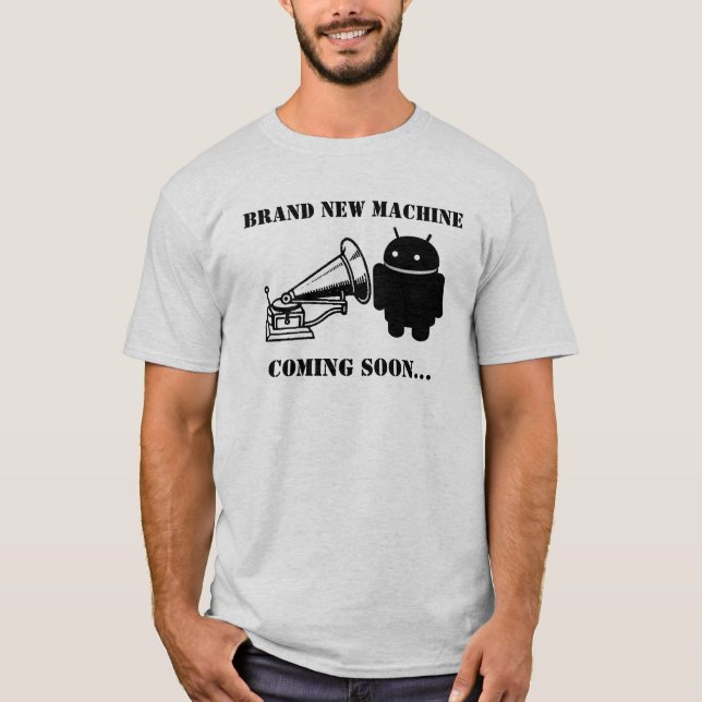 Camiseta Brand New Android Machine? (Frente)
