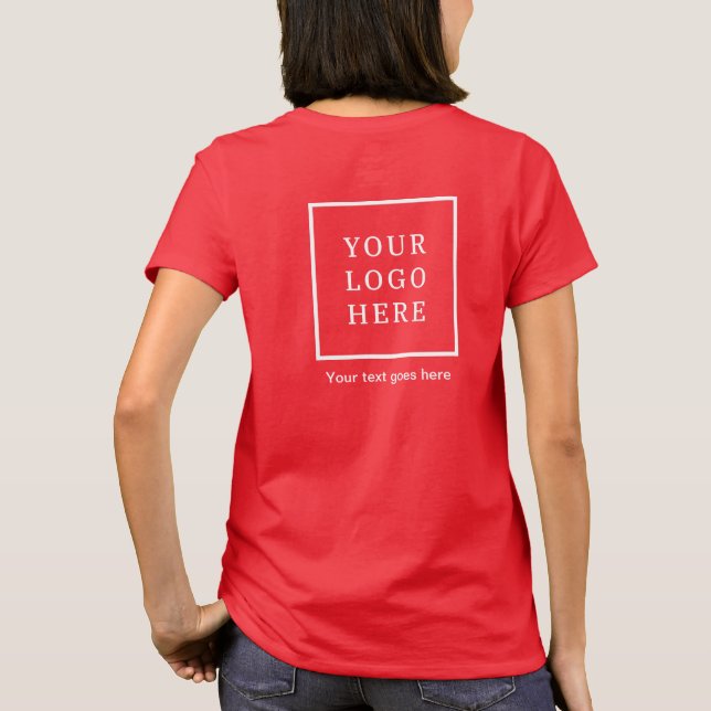 Camiseta Branded and Bold - Tee da sua empresa! (Verso)