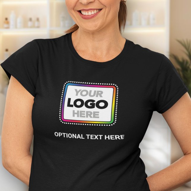 Camiseta Branded Women’s Promo T-shirt with Logo & Text (Criador carregado)