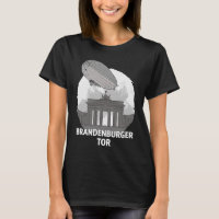 Brandenburger Tor Berlin Alemanha Silhouette Outli