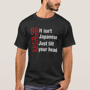 Camiseta Brandin Japonês Não É Japonês Apenas Incline Seu