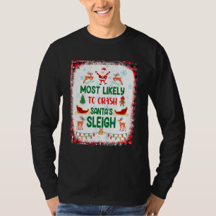 Camiseta Branqueado mais propenso a Sleigh Chris de Papais