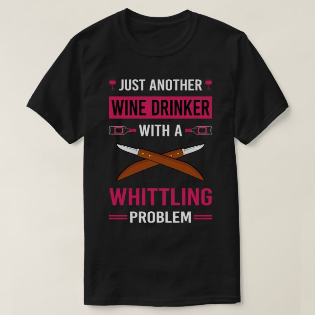Camiseta Branqueamento de Bebidas de Vinho (Frente do Design)