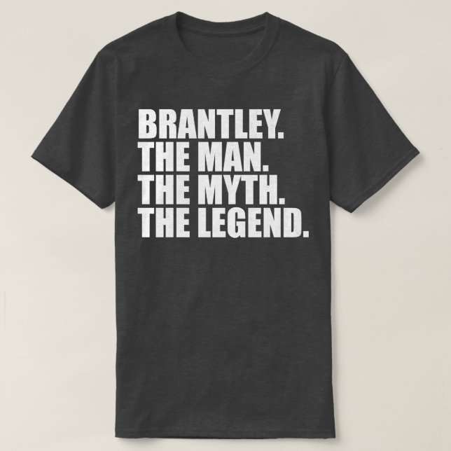 Camiseta BrantleyBrantley Nome Brantley nome do nome (Frente do Design)