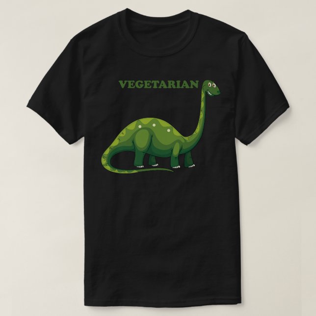 Camiseta Braquossauro Vegetariano (Frente do Design)