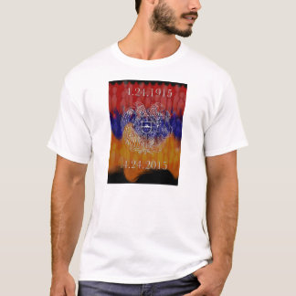 Camiseta Brasão arménia 100 anos de t-shirt mais forte