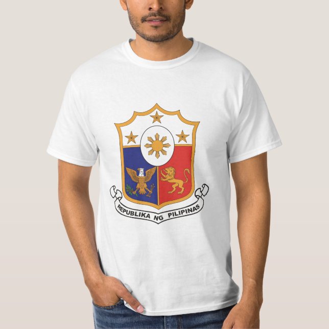 Camiseta Brasão/crista de Filipinas (Frente)