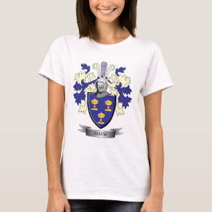 Camiseta Brasão da crista da família de Shaw