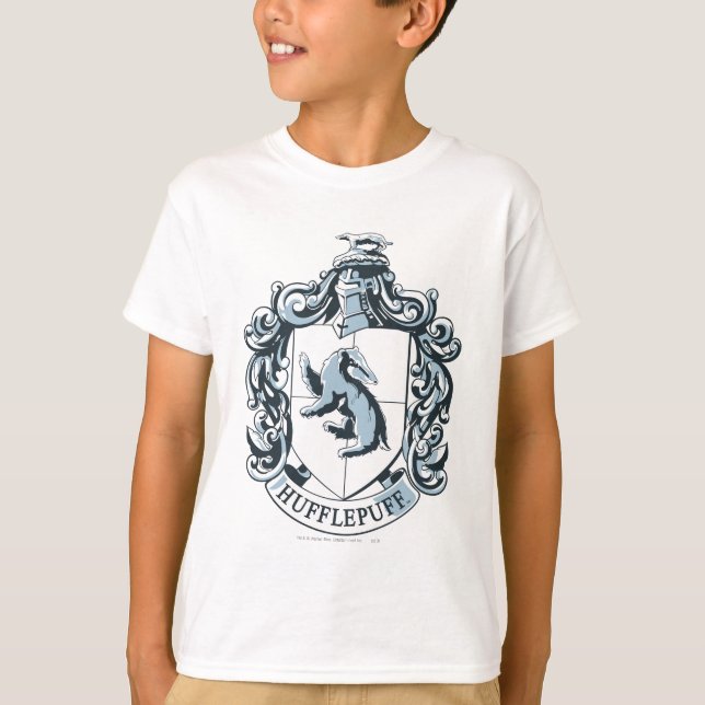 Camiseta Brasão da Lufa-Lufa Azul (Frente)