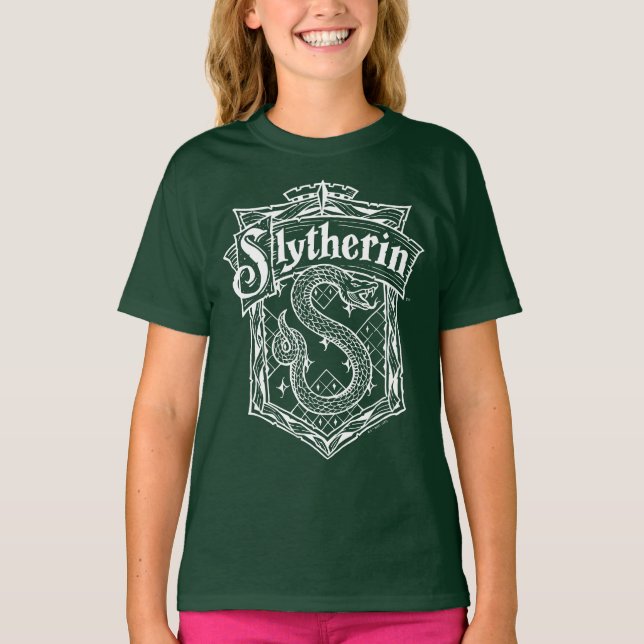 Camiseta Brasão da SLYTHERIN™ HARRY POTTER™ (Frente)