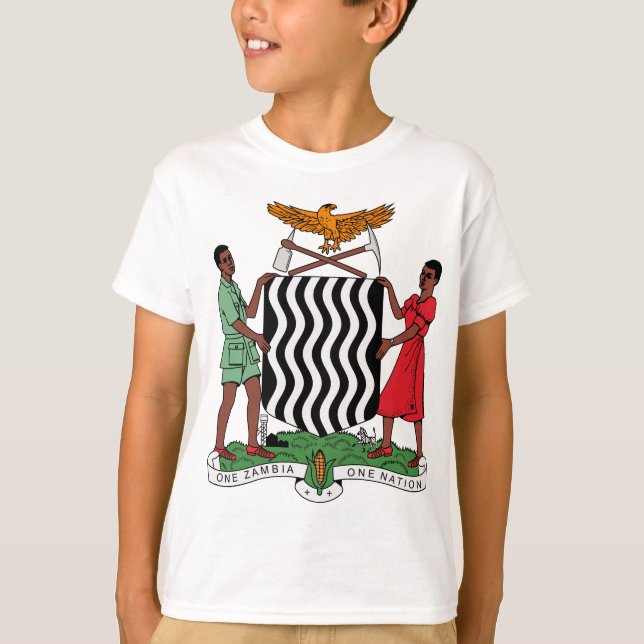Camiseta Brasão da Zâmbia (Frente)