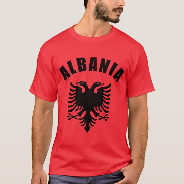 Camiseta Brasão de Albânia (Frente)