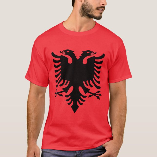 Camiseta Brasão de Albânia (Frente)