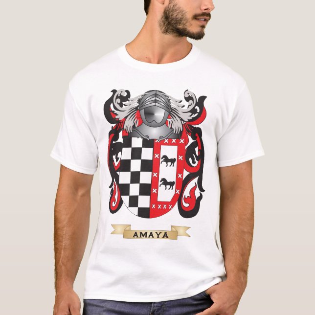 Camiseta Brasão de Amaya (crista da família) (Frente)