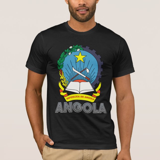 Camiseta Brasão de Angola (Frente)