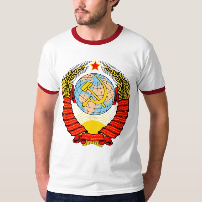 Camiseta Brasão de antiga União Soviética (Frente)