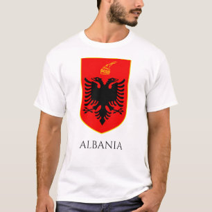 Camiseta Brasão de Armas Albanês Patrimônio Nacional Arte