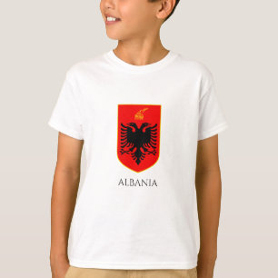 Camiseta Brasão de Armas Albanês Patrimônio Nacional Arte