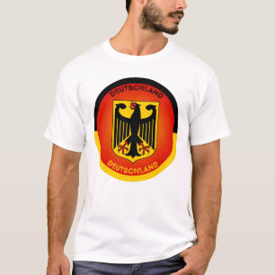 Camiseta Brasão de Armas da Alemanha em Forma de Círculo