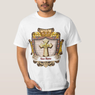 Camiseta Brasão de Armas da Família Aurum Sobrenome