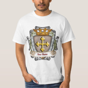 Camiseta Brasão de Armas da Família Brave Sobrenome