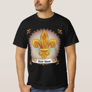 Camiseta Brasão de Armas da Família Fleur De Lis Sobrenome
