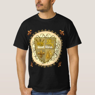 Camiseta Brasão de Armas da Família Leão Sobrenome