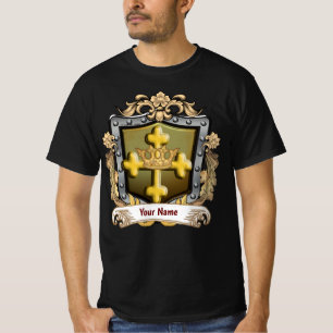 Camiseta Brasão de Armas da Família Majestade Sobrenome