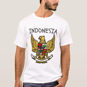 Camiseta Brasão de armas da Indonésia