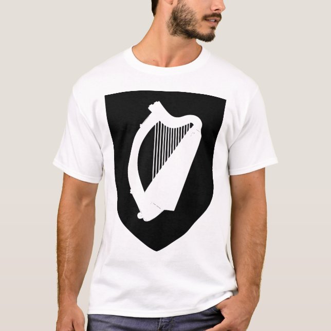 Camiseta Brasão de armas da Irlanda (Frente)