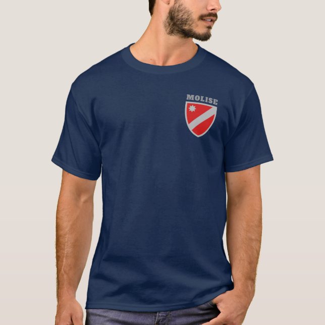 Camiseta Brasão de armas da Molise, Itália (Frente)