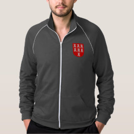 Camiseta Brasão de armas da Transilvânia vermelho branco