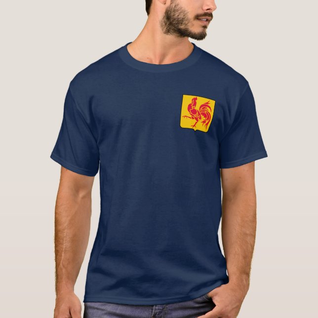 Camiseta Brasão de Armas da Valônia (Frente)