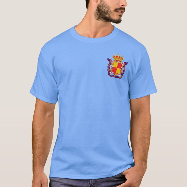 Camiseta Brasão de Armas de Jaén, Espanha (Frente)