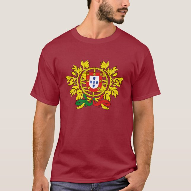 Camiseta Brasão de armas de Portugal (Frente)
