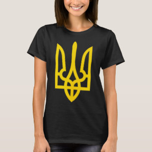 Camiseta Brasão de Armas de Volodymyr Zelenskyy Ucrânia Mil