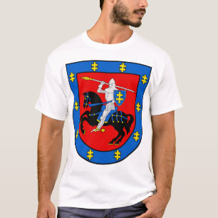Camiseta Brasão de Armas do Condado de Vilnius