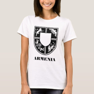Camiseta Brasão de Armas do Estado Armênio Arte Contemporân