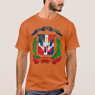 Camiseta Brasão de Armas Republica Dominicana Bandeira Domi